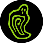 Illustration of the Chipotle pepper logo with a ghost design.